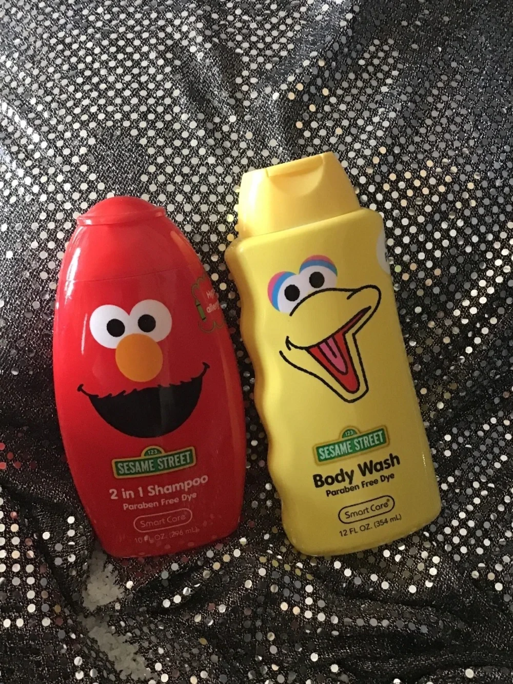 Lot of 2 Sesame st Body wash and 2 in 1 Shampoo New! 10 and 12 oz set New!
